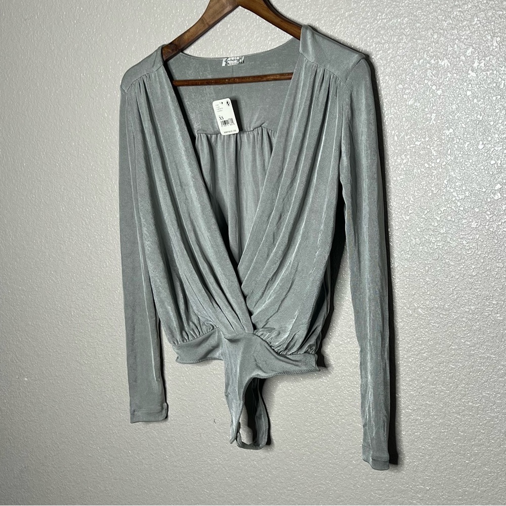 Free People Turnt Bodysuit Long Sleeve - Picture 3 of 8